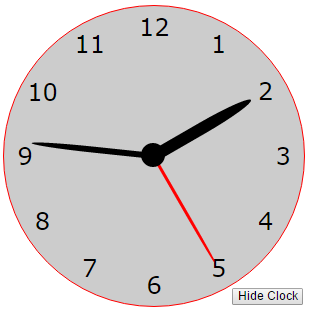 Jquery Analog Clock